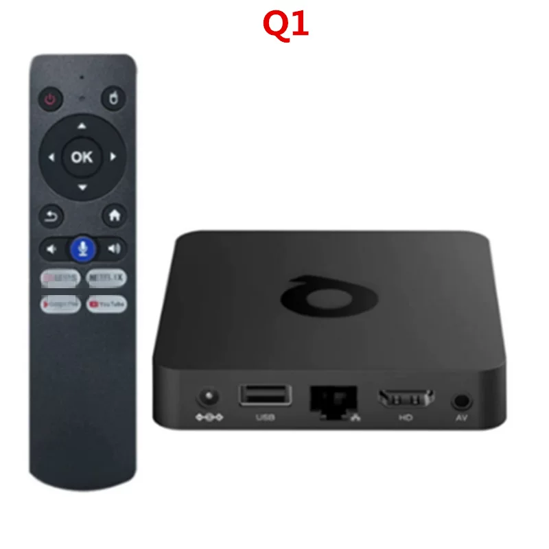 Q1 ATV Android TV набор - ТВ-бокс топ-линия распродажа H313 Android 10 пары wifi Bluetooth tvbox 2GB/16G