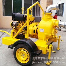 大流量井点降水泵移动式排水发电照明泵站大流量防汛排涝泵车