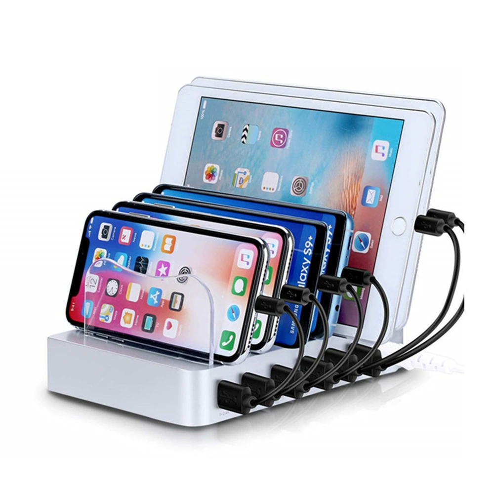 Зарядное устройство для Apple, Huawei, умное зарядное устройство с USB, с синхронизацией с телефоном, совместимо с наушниками и часами
