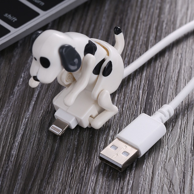 Rogue Dog Puppy Cable de datos divertido de descompresión Cable de carga adecuado para teléfono Apple Android Cable de enlace USB