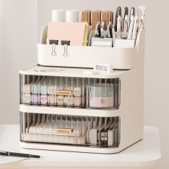 Drawer-style desk organizer for dorms and offices, used to store stationery, cosmetics, and other items.