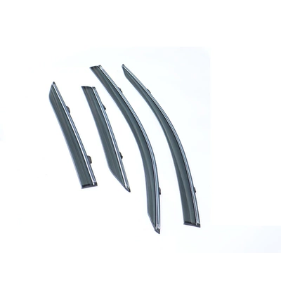 Suitable for Toyota C- HR window rain shield TOYOTA CHR 2016-2023 Window visors (Rain shield) - black-translucent-toyota-chr-2016-2023-acrylic-electroplated-bright-strip-suitable-for-batch-4pcs