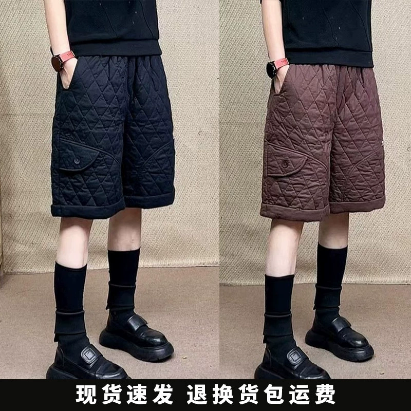 Женские утепленные брюки средней длины, зимние утолщенные брюки для активного отдыха, хлопковые брюки на заказ, зимние брюки, однотонные хлопковые брюки.