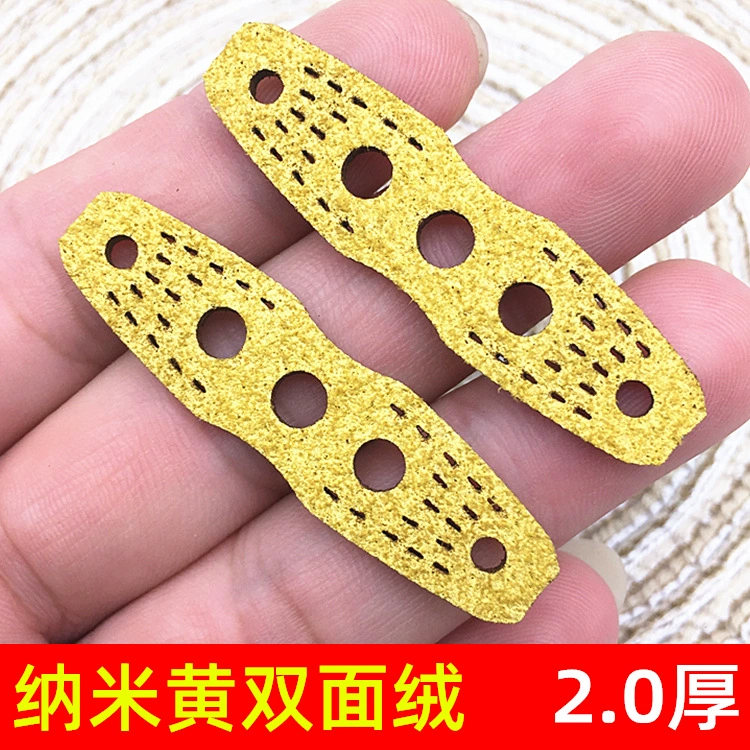 Кожаный карман для рогатки Толстое позиционирование 2,0 Карман из суперволокна Плоская кожа Прочный узор личи без стойки Карман из конкурентоспособной кожи