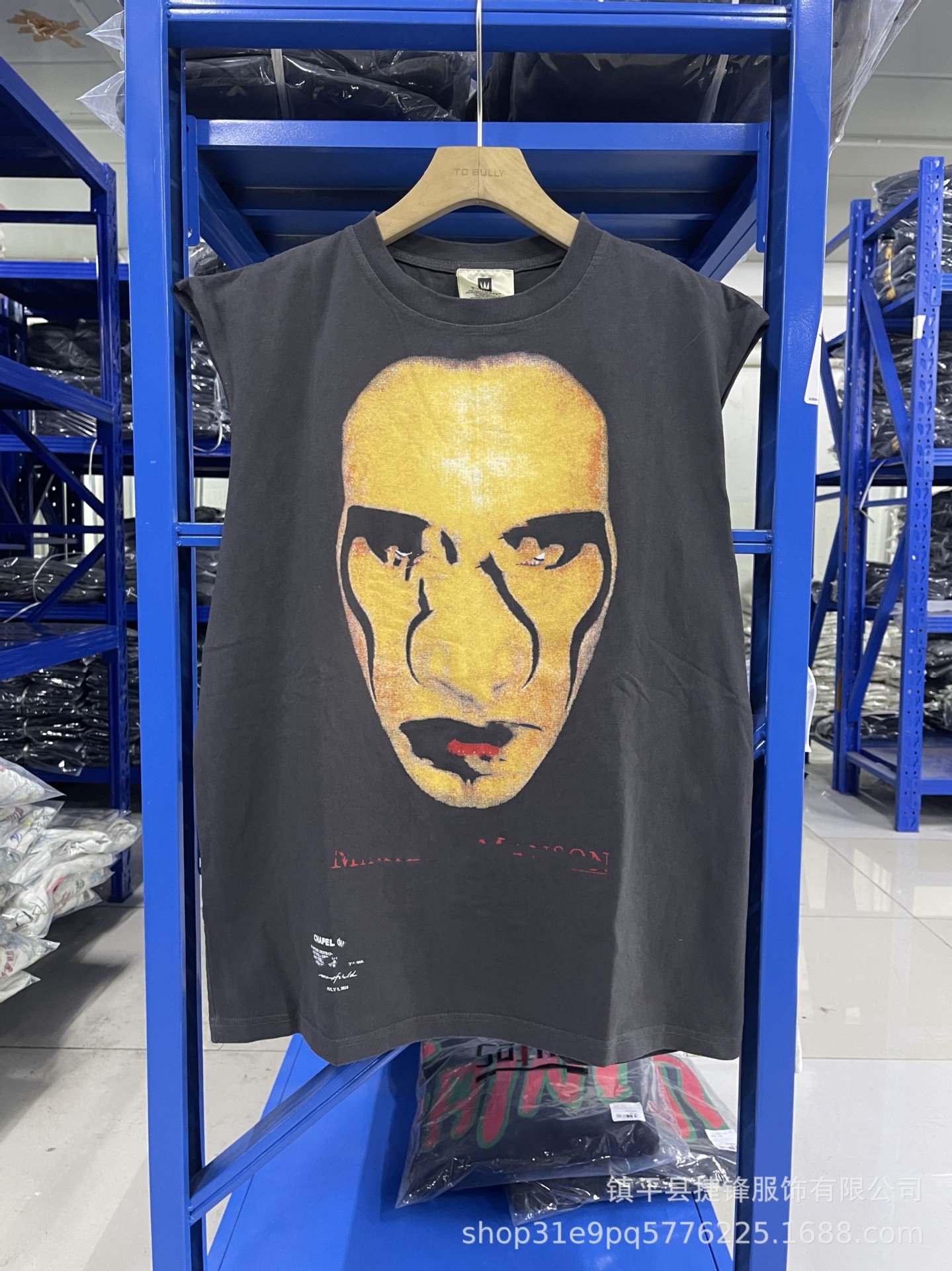 クロスボーダーの新型欧米のファッションブランドのレトロな水洗いは古い落書きをします。