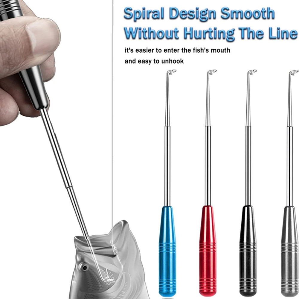 Venta al por mayor de fábrica Dispositivo de desenganche de anzuelo herramienta de desenganche de pesca Dispositivo de desenganche de acero inoxidable Dispositivo de desenganche de estilo japonés suministros de artes de pesca