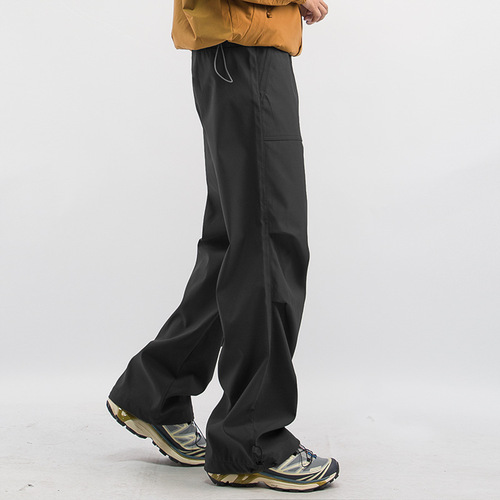 2025 Spring New Black Outdoor Waterproof Hiking Pants Men's Softshell Windproof Rainproof Trekking and Mountaineering Work Pants