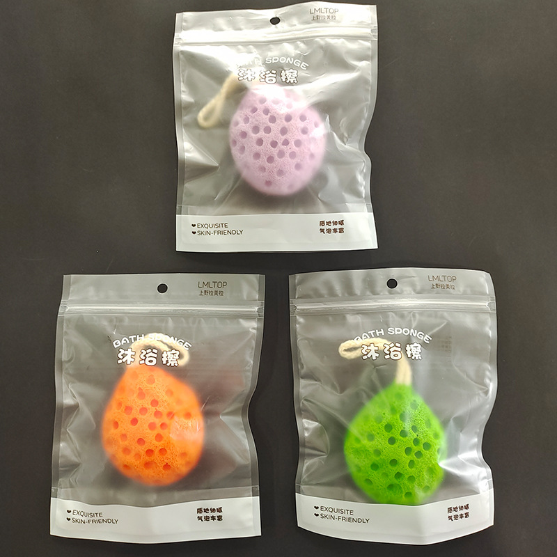 LMLTOP Fruit honeycomb Bath Ball, Bath flower, foaming face wash and bath sponge SY808, carefully selected undefined