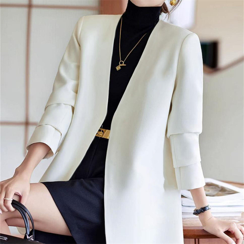 Spring and Autumn Women's Blazer 2026 New Korean Style Versatile Trendy Jacket Fashion Foreign Trade Small Suit for Women