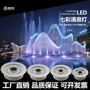 Fountain Light, Spring Light, Led Outdoor Waterproof Spotlight, Ring Light, Low Voltage 24V/12V Underwater Light, Low Voltage Safety Light