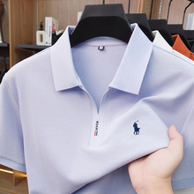 �ļ��¿�POLO����ʿ���䴿ɫ���з���T���п��ɰٴ�polo����