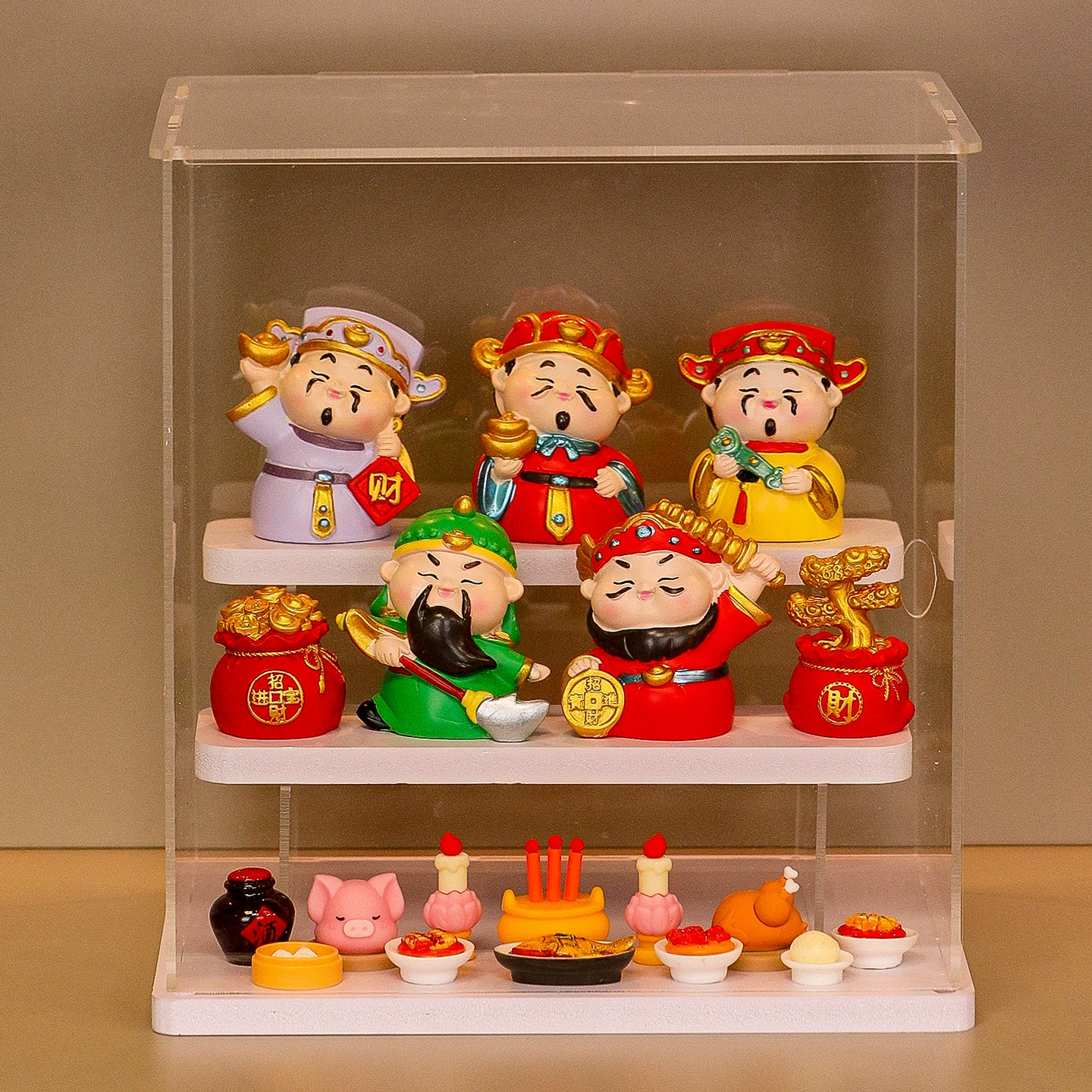 Милые украшения Бога богатства, пятисторонний Бог богатства, шкаф для входа в дом, офисные украшения, подарки на новоселье и открытие.