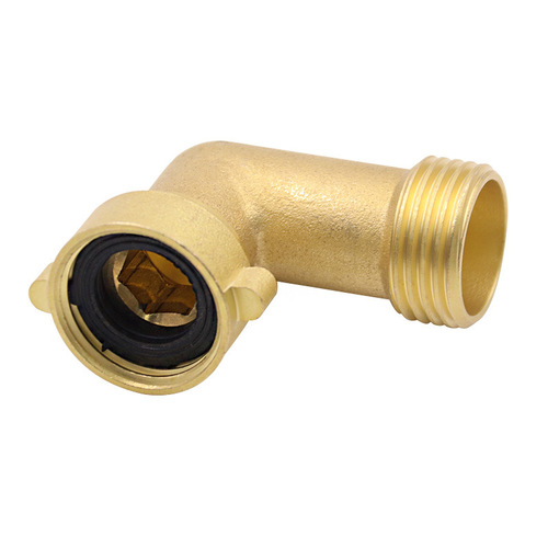 Wholesale garden hose 90 degree elbow connector garden water pipe elbow connector brass elbow movable interface