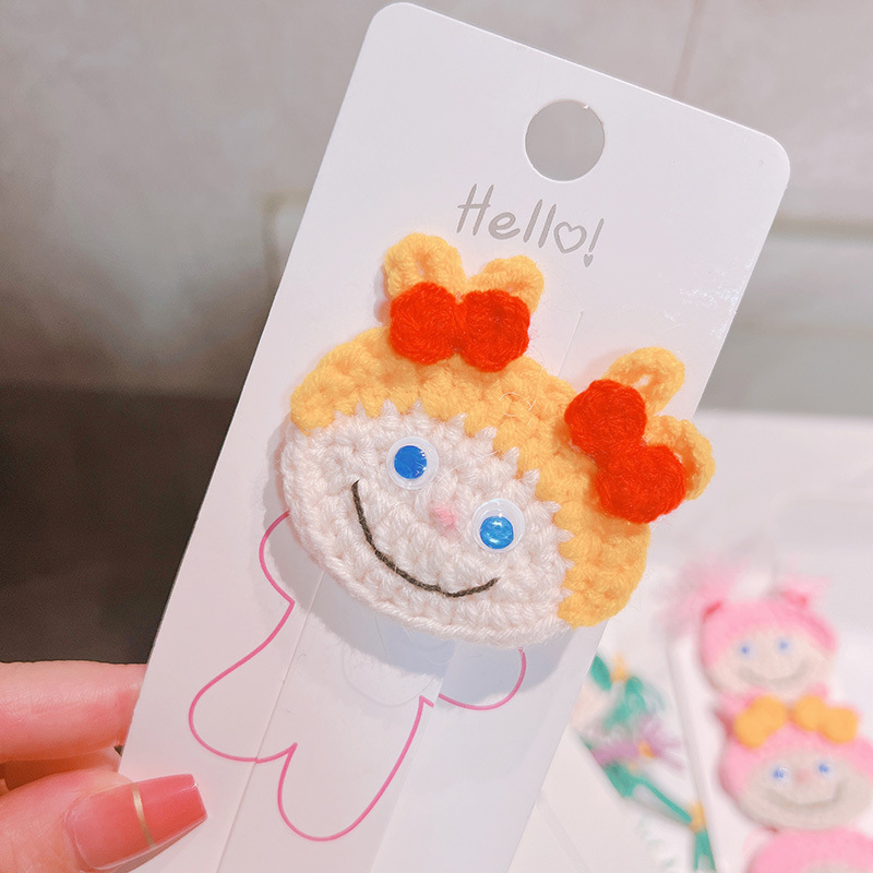 Simple Style Doll Mixed Materials Handmade Hair Clip 1 Piece display picture 13