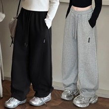 女童炸街痞帅裤子儿童春秋季2025新款香蕉卫裤女孩秋洋气时尚时髦