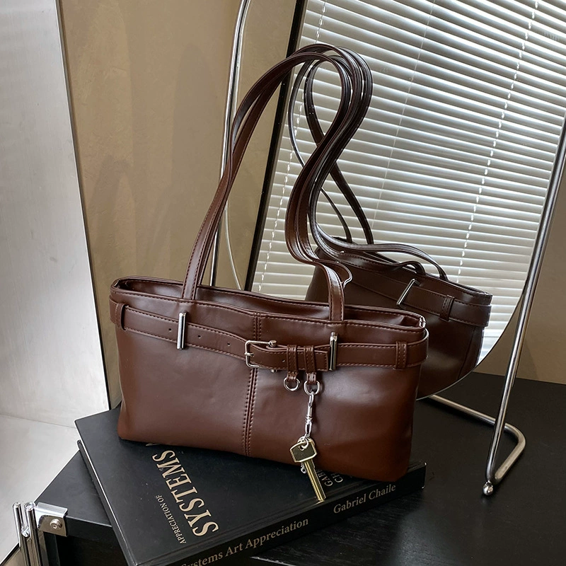 Ретро-сумка через плечо, демисезонная модная сумка через плечо, универсальная подмышечная сумка