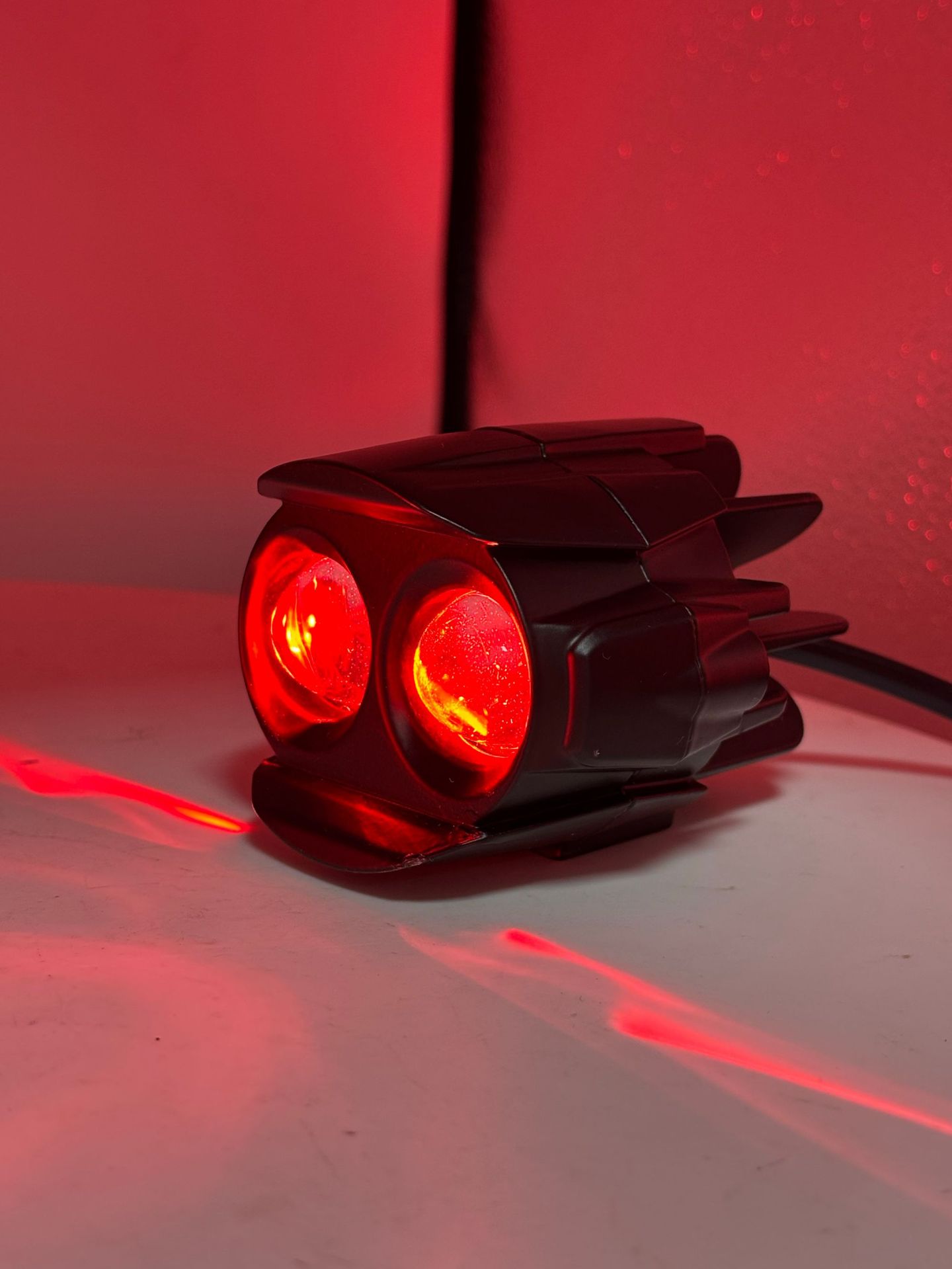 Cross-Border Motorcycle External Water Bird Spotlight Led Yellow and White Two-Color Electric Motorcycle Headlight Super Bright Paving Spotlight