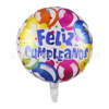 18 -inch Western Birthday Happy Aluminum Film Balloon Feliz Cumpleanos Western Birthday Party Decoration Balloon