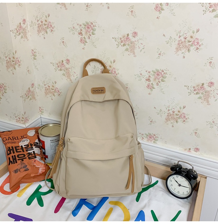 ランドセル女性日韓系2023アップグレード新純色中学高校学生ランドセルシンプル大容量リュックサック