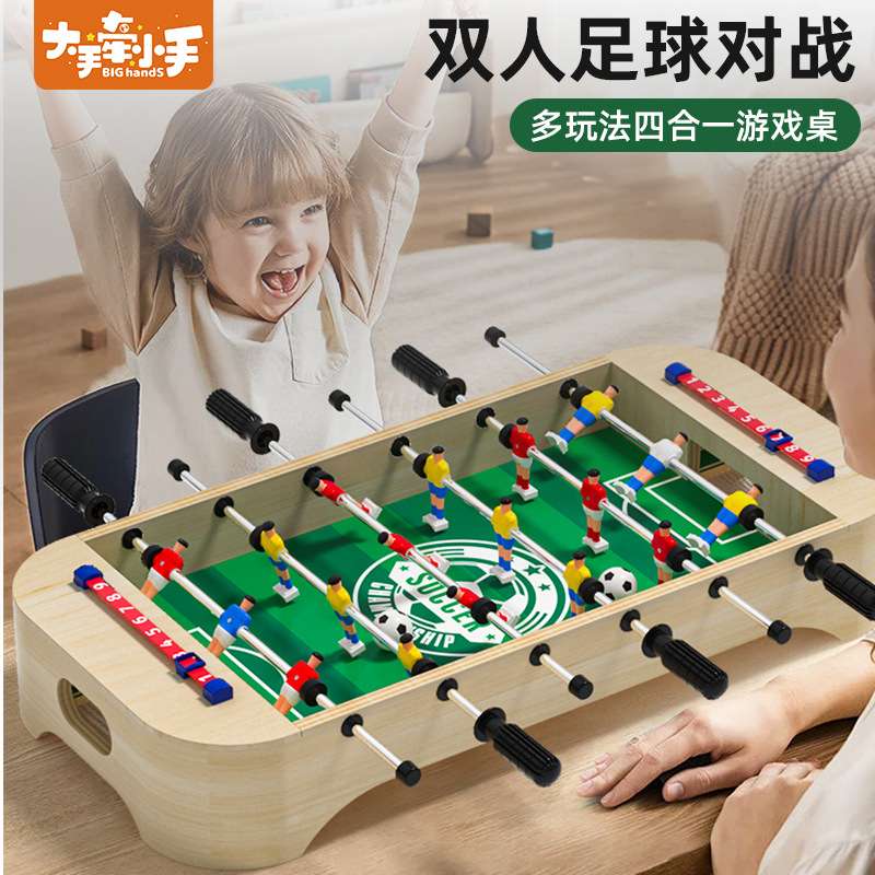 Juegos de fútbol de mesa para niños juegos multifuncionales de fútbol interactivo padre-hijo juegos de mesa de madera juguetes de puzzle