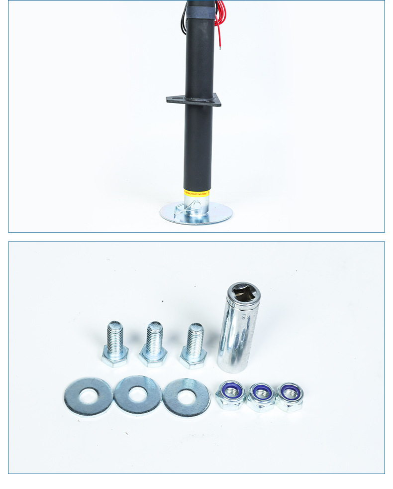 Electric 0kg Top 3500 Lbs D0105C0002 Parking Electric Support Leg Rv Support 0kg Top
