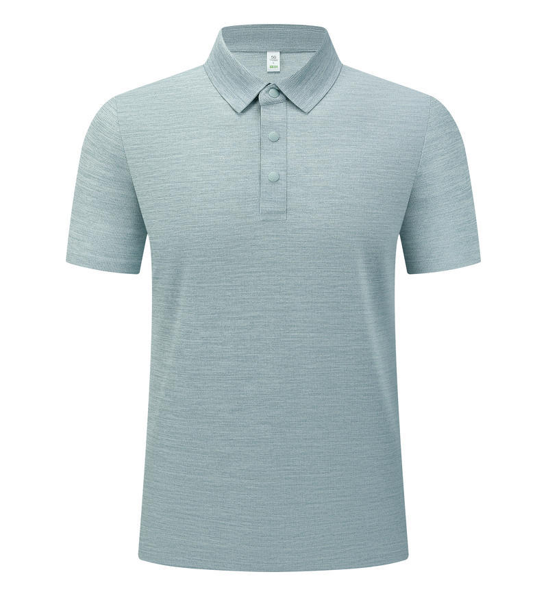 Camisas de polo de manga corta personalizadas logotipo impreso color waffle sensación de frío camiseta de alta gama ropa de trabajo de verano