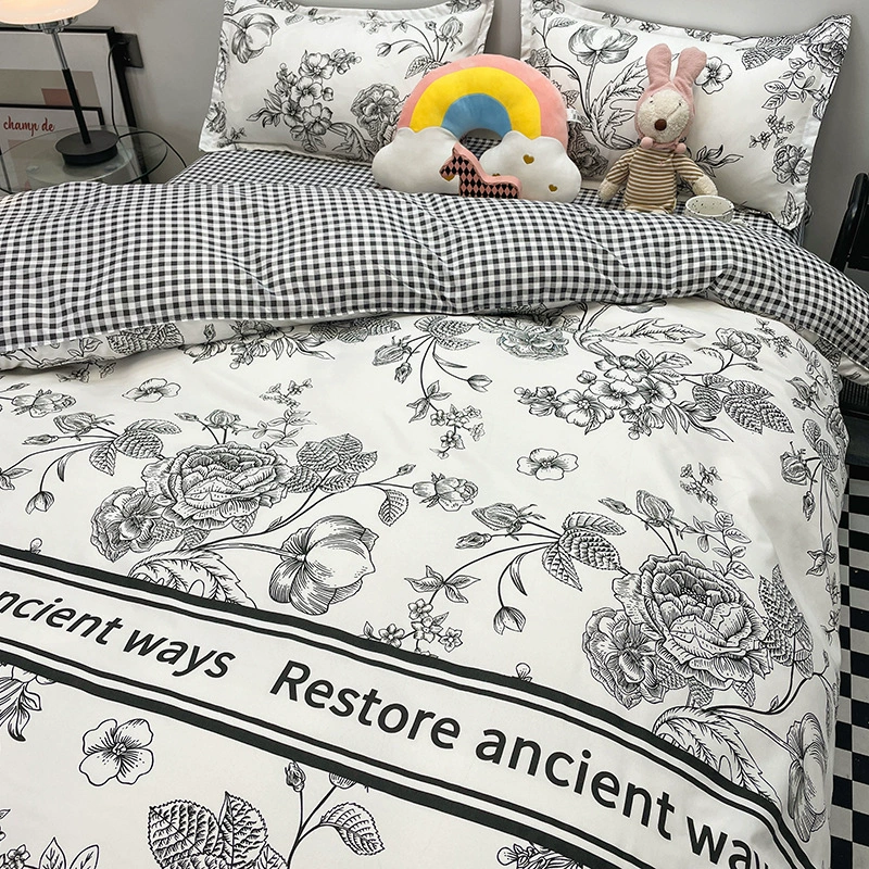 Aloe Vera 4-Piece Bedding Set, Multi-Size (1.2–2.2 m), Floral & Patterned Designs