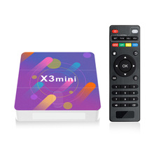 炫彩新品X3MINI 安卓9.0 TV BOX 4K高清網絡機頂盒 電視機頂盒