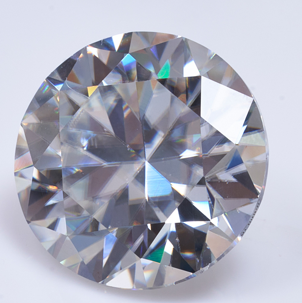 1 quilates de piedra de mosaico colorida redonda ocho corazones ocho flechas azul marino Wuzhou gemas artificiales piedra desnuda al por mayor