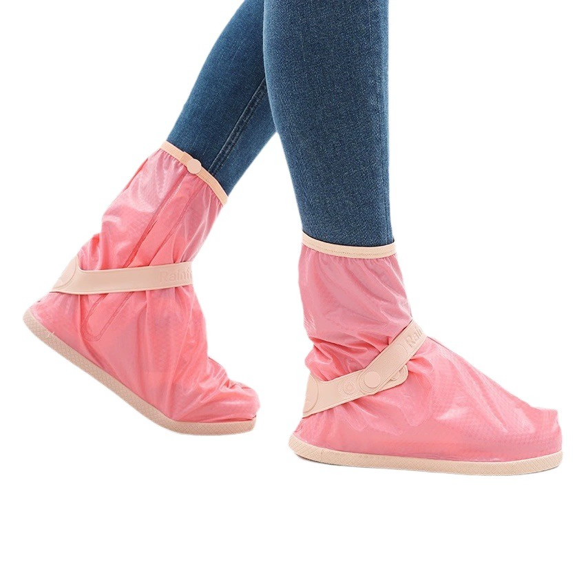 Мужские и женские бахилы Qinfeiman, водонепроницаемые непромокаемые бахилы, Нескользящие утолщенные износостойкие взрослые непромокаемые бахилы