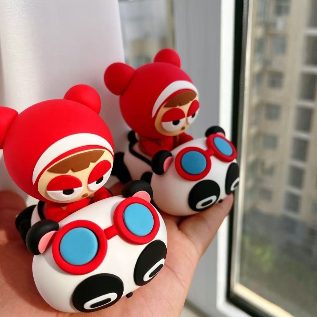 Racing Kart Drift Baby Panda G3Pro Model Figurine Game Figure Toy Desktop Decoration Car Decoration