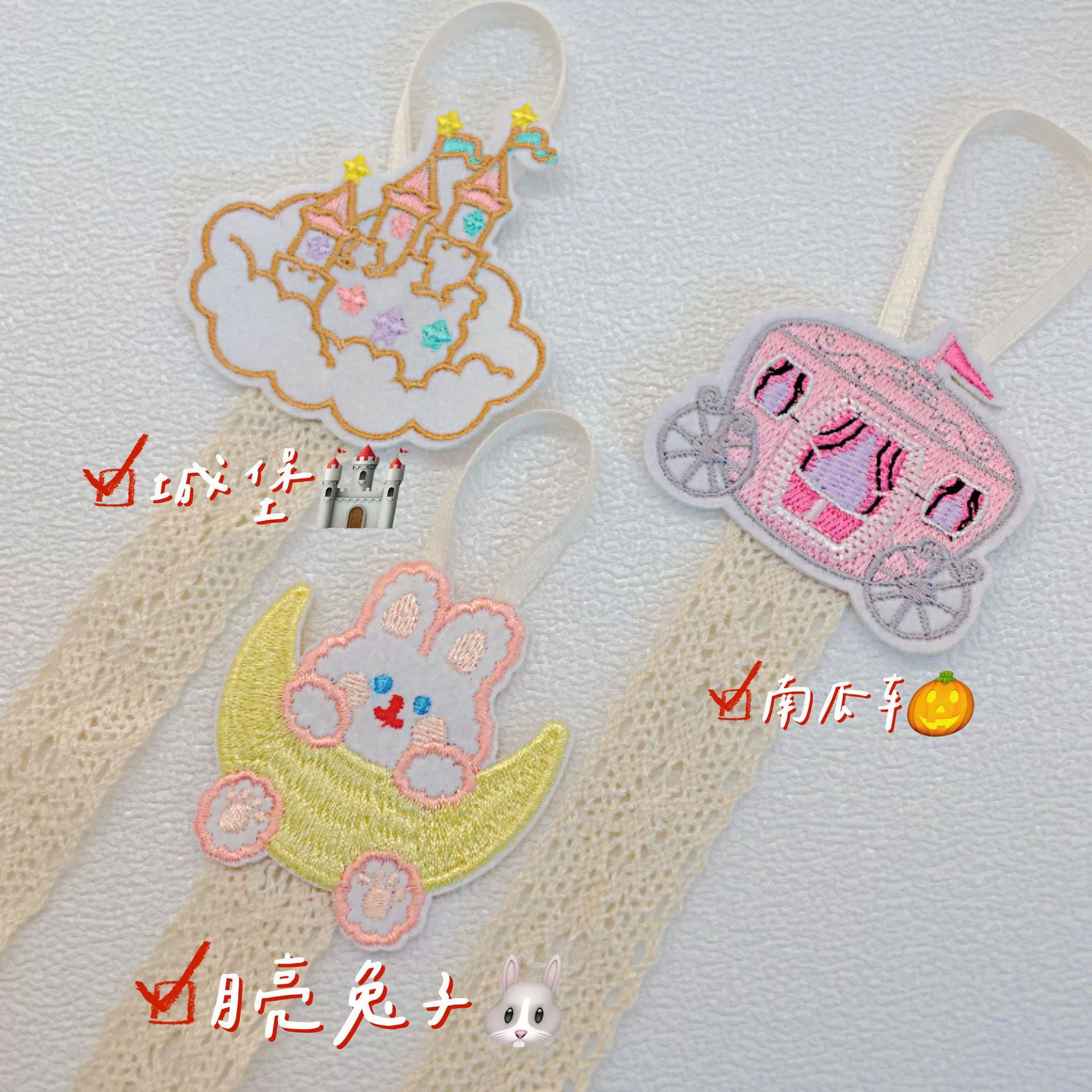 Children's hairgrip, storage system, castle, wall hair accessory, decorations
