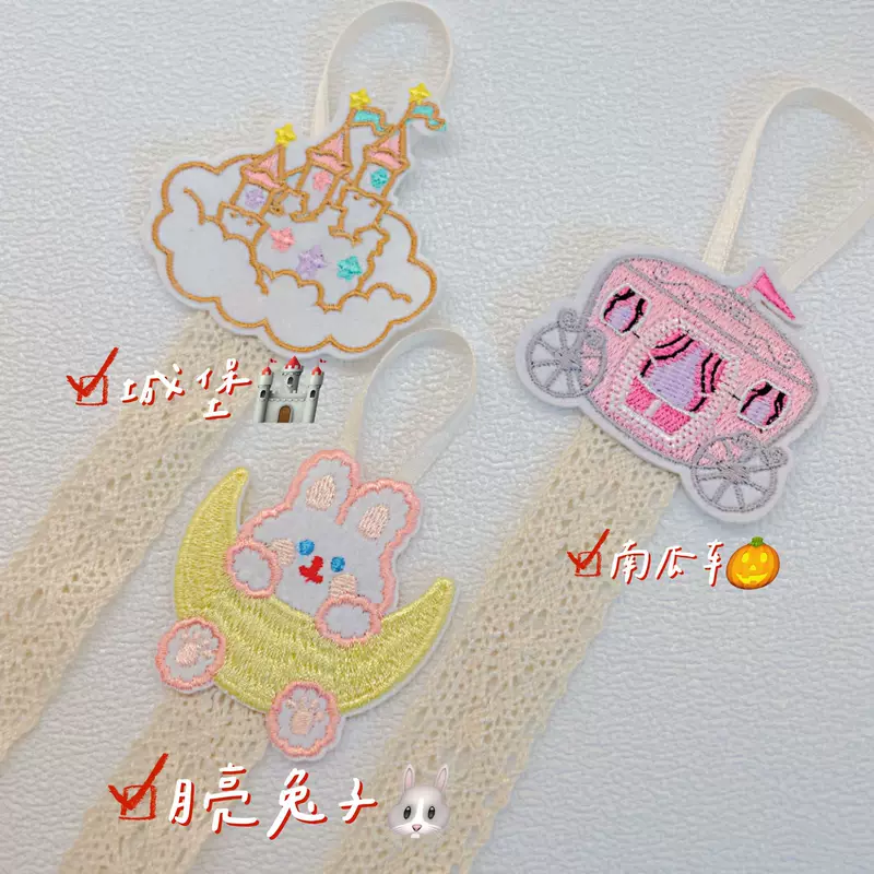 Children's hairgrip, storage system, castle, wall hair accessory, decorations