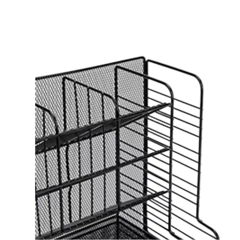 Archivador de Metal para Suministros de Oficina, Almacenamiento Multifuncional de Documentos, Papelería, Soporte para Libros, Diseño de Nueve Compartimentos