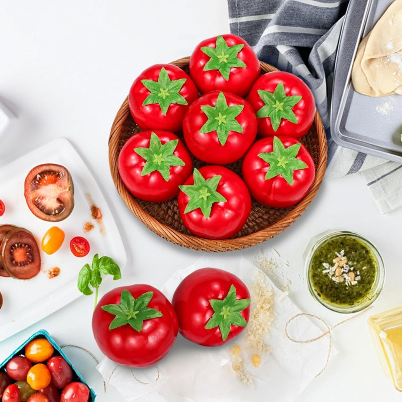 Simulation foam tomato tomato home tomato fake fruit and vegetable…