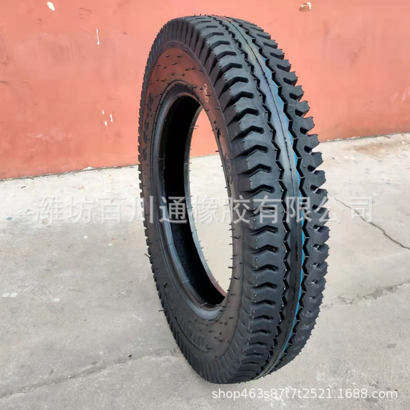 批发拖拉机三轮车 550-16混曲花纹厂家直供拖拉机5.50-16农用轮胎
