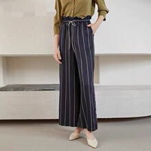 纯元欧美小众品牌纯原单春秋季新品百搭通勤休闲宽松女裤尾货尾单