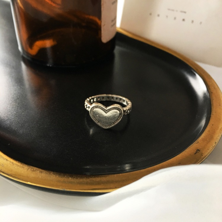 Fashion Heart-shape Alloy Ring Wholesale display picture 1