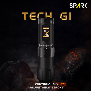 Hot Selling Spark Wireless Color Screen Dual Battery Tattoo Machine Integrated Needle Motor Machine Xia'An Tattoo Pen Motor Pen