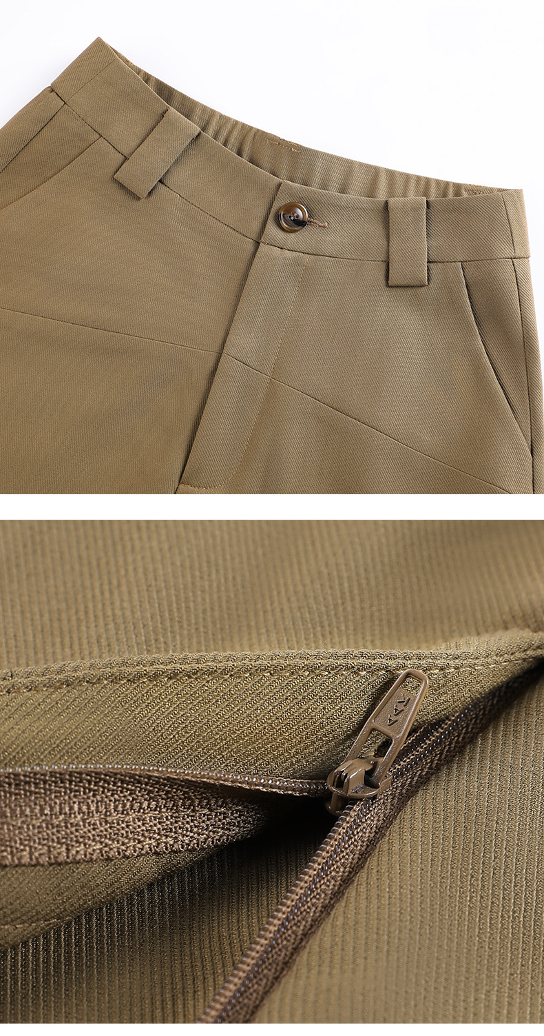 天丝醋酸窄版阔腿休闲裤女2024新款春夏宽松显瘦百搭垂感直筒长裤详情19