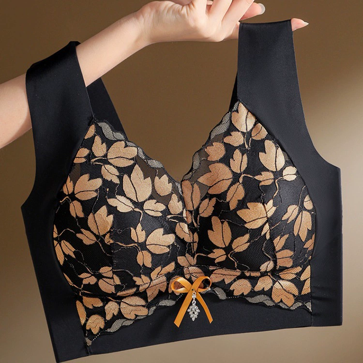 Lace underwear, push up bra, wireless bra, tea cup, supporting bra top, plus size