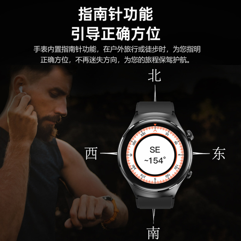 新しい watch4 スマートウォッチブラックテクノロジートップスポーツ多機能支払い NFC 防水ブレスレット BM06|undefined