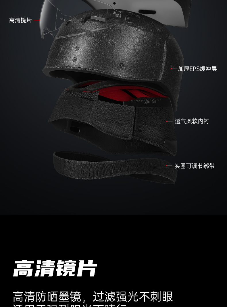 German Zidan 2025 New Electric Motorcycle Helmet Retro Half Helmet