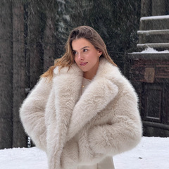 faux fur jacket仿皮草外套искусственная шуба