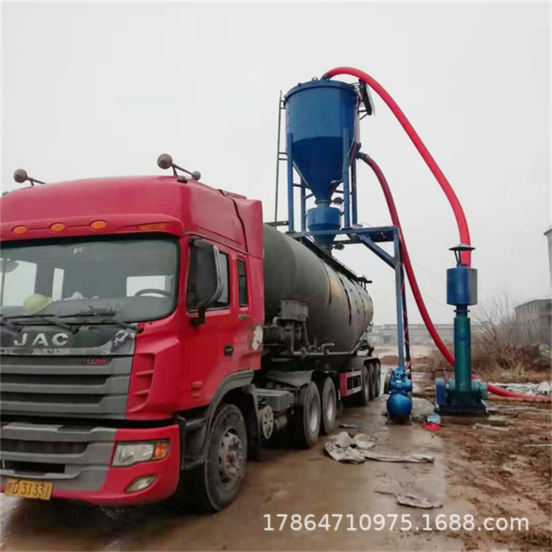 镇江石灰石粉装车输送机粉煤灰清库吸灰机自吸式水泥灰清库装车机