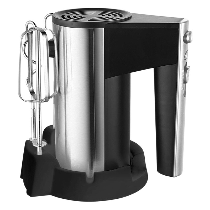 Batidor de huevos eléctrico multifuncional para el hogar, CX-6629 de acero inoxidable, batidor silencioso de 5 velocidades para crema y pastel