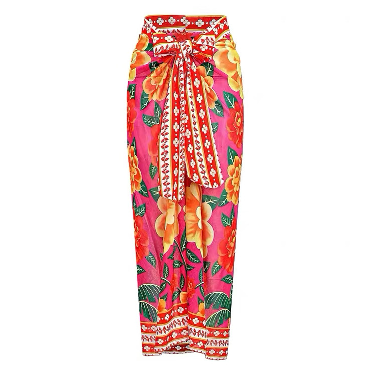 154g Weight Sleeveless Sleeve Length Polyester Fabric Type Regular Top Length One-pieces Tops Type 2 Pieces Set Quantity Swimming Occasion V Neck Neckline Slim Fit Type Printing, Ditsy Floral Pattern Women's Gender Elegant Style Women's Elegant Printing Ditsy Floral 2 Pieces Set One Piece Swimwear 8