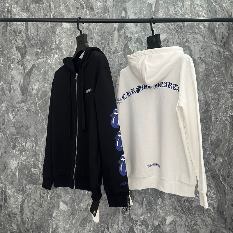 実物写真 正規版 在庫あり 卸売 24ss 外貿ブランド 純綿 フリース 男女兼用 ジップアップ パーカー|undefined
