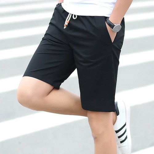 Men's Summer Casual Loose-Fit 5-Finger Shorts Lightweight Breathable Quick-Dry Outdoor Sports Sandals Pants