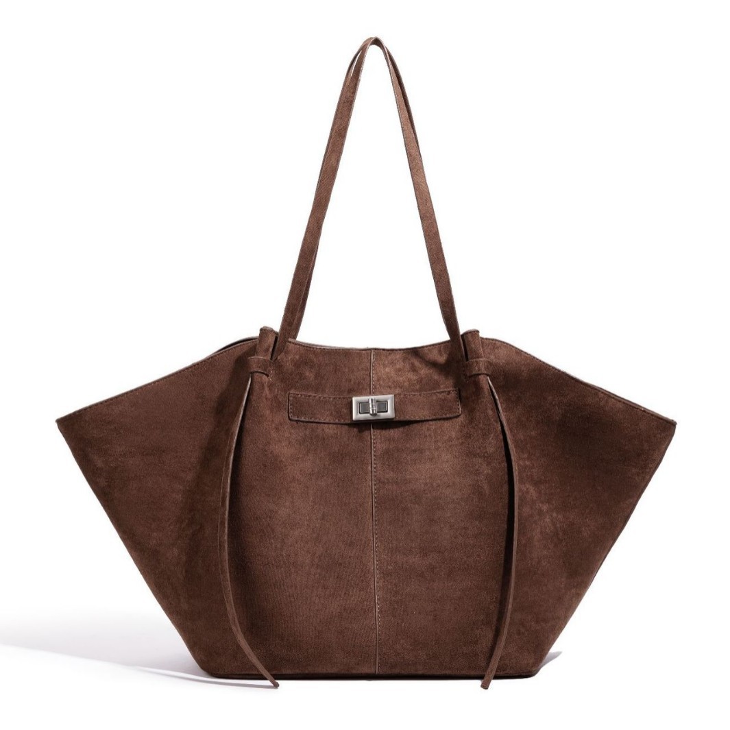 现货速发轻便大容量新款蝙蝠手提包欧美风斜挎潮流简约休闲腋下